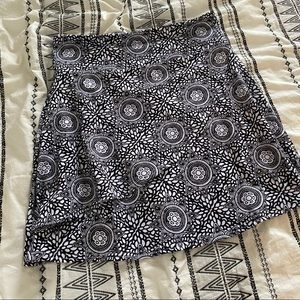 Faux Wrap Skirt